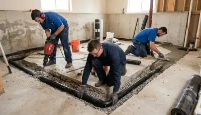Basement waterproofing service in Lowell, MA for wet-season water damage protection