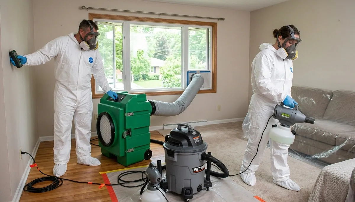 Odor removal service for Lowell, MA home after water damage and musty moisture smells