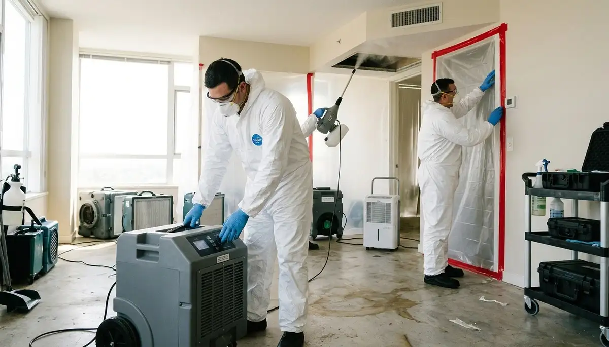 Water damage odor removal service in Lowell, MA for homes with musty moisture smells