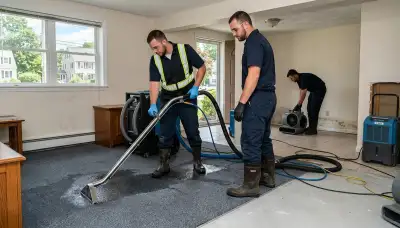 Water damage restoration team serving Lowell, MA for fast cleanup and repair