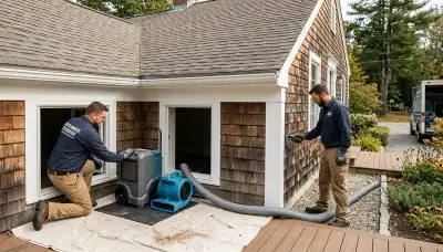 Water damage restoration service in Lowell, MA for homes and businesses
