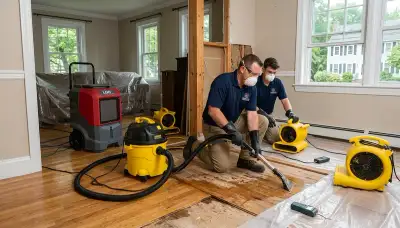 Water damage restoration team serving Lowell, MA with fast cleanup and drying services