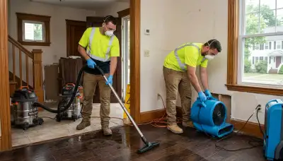 Water damage restoration team serving Lowell, MA with professional cleanup and repair services