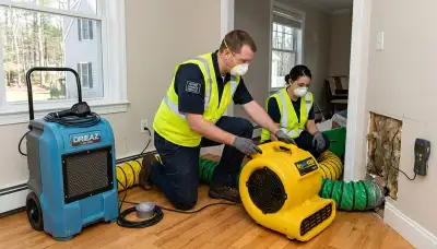 Water damage restoration team serving Lowell, MA with professional cleanup and repair services
