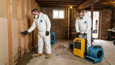 Water damage restoration team serving Lowell, MA for emergency cleanup and drying services