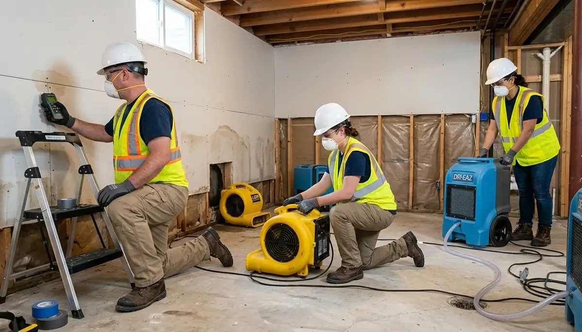 Water damage restoration team serving Lowell, MA for fast cleanup and repair