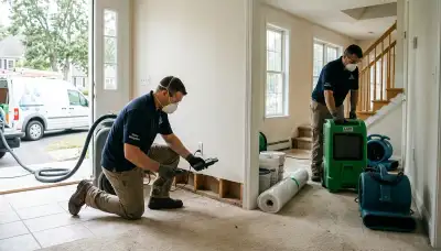 Water damage restoration team serving Lowell, MA, for emergency cleanup and repair