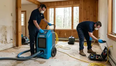 Water damage restoration team serving Lowell, MA, for emergency cleanup and drying services