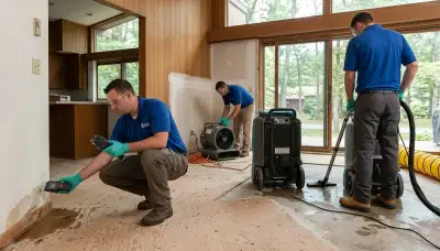 Water damage restoration team serving Lowell, MA for fast cleanup and repair