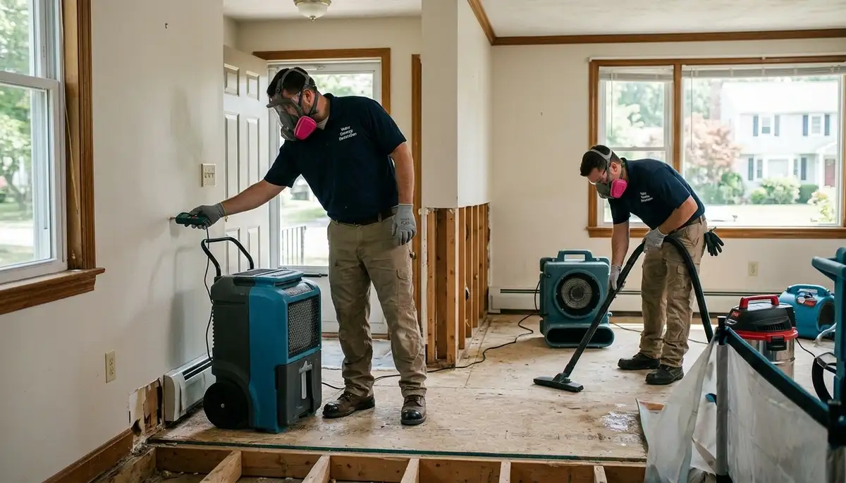 Water damage restoration team serving Lowell, MA, for fast cleanup and repair